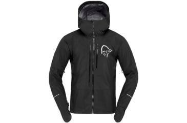 Image of Norrona Fjora Gore-Tex Pro Jacket - Mens, Caviar Black Black, Small, 2205-23 7718 S