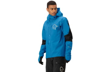 Image of Norrona Fjora Gore-Tex Pro Jacket - Mens, Mykonos Blue, Extra Large, 2205-23 6000 XL