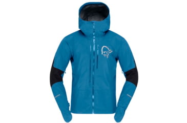 Image of Norrona Fjora Gore-Tex Pro Jacket - Mens, Mykonos Blue, Extra Large, 2205-23 6000 XL
