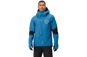 Image of Norrona Fjora Gore-Tex Pro Jacket - Mens, Mykonos Blue, Extra Large, 2205-23 6000 XL