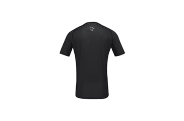 Image of Norrona Fjora Wool T-Shirt - Mens, Caviar, Small, 2224-21-7718-S