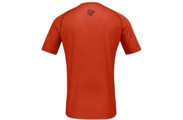 Image of Norrona Fjora Wool T-Shirt - Mens, Rooibos Tea/Indigo Night, Medium, 2224-21 5511 M