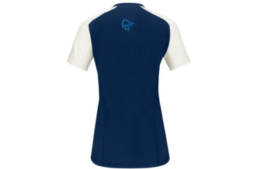 Image of Norrona Fjora Wool T-Shirt - Womens, Indigo Night, Large, 2225-21 2295 L
