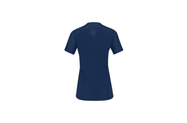 Image of Norrona Fjora Wool T-Shirt - Womens, Indigo Night/Infinity, Extra Small, 2225-21-2203-XS