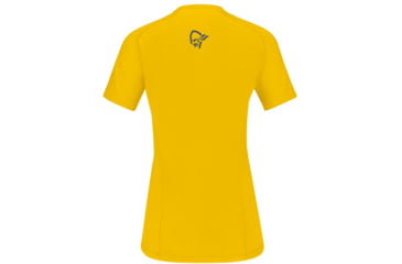 Image of Norrona Fjora Wool T-Shirt - Womens, Sulphur, Small, 2225-21 5010 S