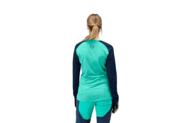 Image of Norrona Fjr Equaliser Lightweight Long Sleeve Shirt - Womens, Arcadia/Indigo Night, Extra Small, 7042698437747