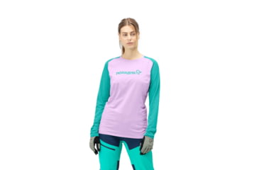 Image of Norrona Fjr Equaliser Lightweight Long Sleeve Shirt - Womens, Violet Tuille/Arcadia, Extra Small, 7042698437846
