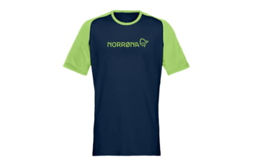 Image of Norrona Fjr Equaliser Lightweight T-Shirt - Mens, Foliage/Indigo Night, Medium, 7042698437143