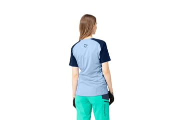 Image of Norrona Fjr Equaliser Lightweight T-Shirt - Womens, Serenity/Indigo Night, Extra Small, 7042698398185