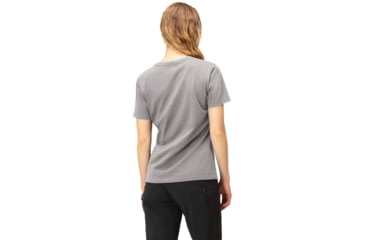 Image of Norrona Icons T-Shirt - Womens, Grey Melange, Small, 3405-23 8870 S