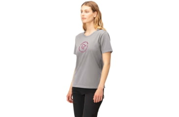 Image of Norrona Icons T-Shirt - Womens, Grey Melange, Small, 3405-23 8870 S