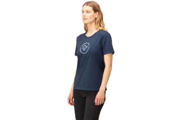 Image of Norrona Icons T-Shirt - Womens, Indigo Night, Small, 3405-23 2295 S
