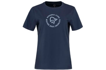 Image of Norrona Icons T-Shirt - Womens, Indigo Night, Small, 3405-23 2295 S