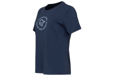Image of Norrona Icons T-Shirt - Womens, Indigo Night, Small, 3405-23 2295 S