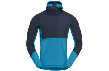 Image of Norrona Lofoten Thermal Pro Hood - Mens, Hawaiian Surf/Indigo Night, XL, 1001-22-6609-XL