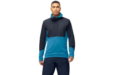 Image of Norrona Lofoten Thermal Pro Hood - Mens, Hawaiian Surf/Indigo Night, XL, 1001-22-6609-XL