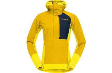 Image of Norrona Lofoten Thermal Pro Hood - Womens, Blazing Yellow/Sulphur, Large, 1003-22 5655 L