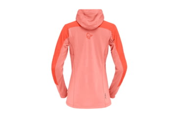 Image of Norrona Lofoten Thermal Pro Hood - Womens, Orange Alert/Peach Amber, Small, 1003-22 5628 S