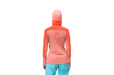 Image of Norrona Lofoten Thermal Pro Hood - Womens, Orange Alert/Peach Amber, Small, 1003-22 5628 S