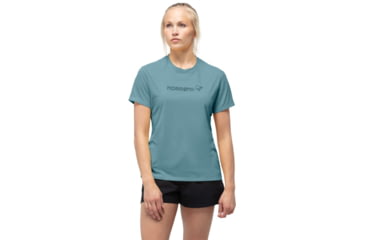 Image of Norrona Norrona Tech T-Shirt - Womens, Tourmaline, Large, 7042698461995