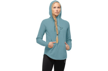 Image of Norrona Norrona Warm2 Hood - Womens, Tourmaline Melange, Large, 7042698458742