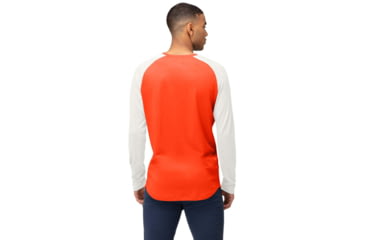Image of Norrona PureUll Norrona Long Sleeve - Mens, Arednalin Red/Snowdrop, Medium, 5262-21 5643 M