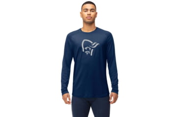 Image of Norrona PureUll Norrona Long Sleeve - Mens, Indigo Night, 2XL, 5262-21 2295 XXL