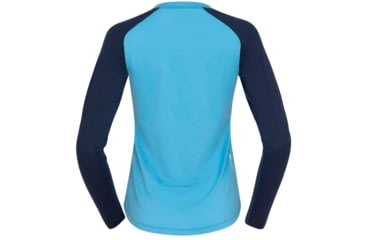Image of Norrona PureUll Norrona Long Sleeve - Womens, Aquarius/Indigo Night, Extra Small, 5266-21 2374 XS