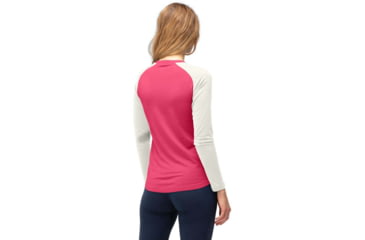 Image of Norrona PureUll Norrona Long Sleeve - Womens, Honeysuckle/Snowdrop, Extra Large, 5266-21 5558 XL