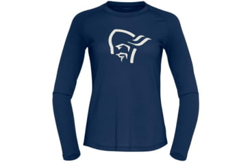 Image of Norrona PureUll Norrona Long Sleeve - Womens, Indigo Night, Extra Small, 5266-21 2295 XS
