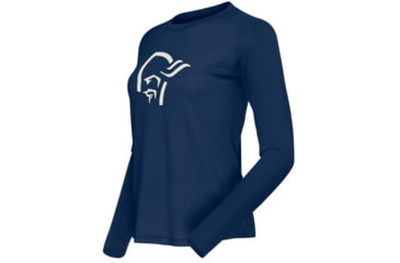 Image of Norrona PureUll Norrona Long Sleeve - Womens, Indigo Night, Extra Small, 5266-21 2295 XS