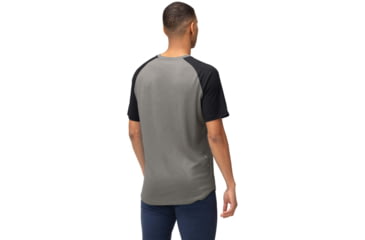 Image of Norrona PureUll Norrona T-Shirt - Mens, Castor Grey/Caviar Black Melange, Small, 5261-21 8704 S