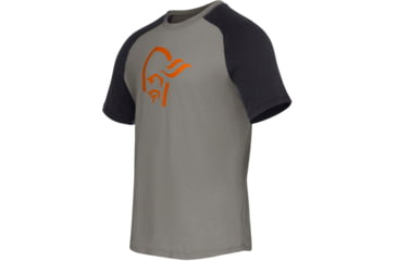 Image of Norrona PureUll Norrona T-Shirt - Mens, Castor Grey/Caviar Black Melange, Small, 5261-21 8704 S