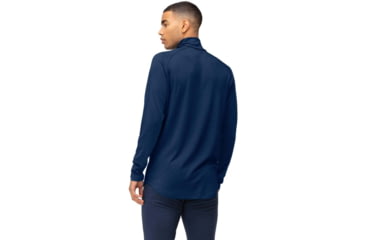 Image of Norrona PureUll Norrona Zip Neck Shirt - Mens, Indigo Night, Large, 5270-21 2295 L