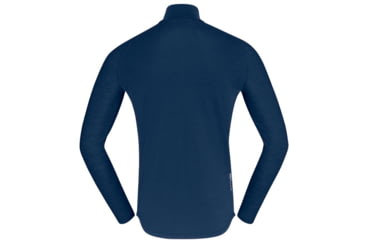 Image of Norrona PureUll Norrona Zip Neck Shirt - Mens, Indigo Night, Large, 5270-21 2295 L