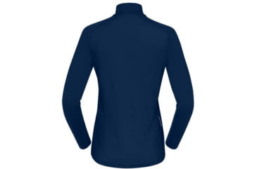 Image of Norrona PureUll Norrona Zip Neck Shirt - Womens, Indigo Night, Extra Large, 5271-21 2295 XL