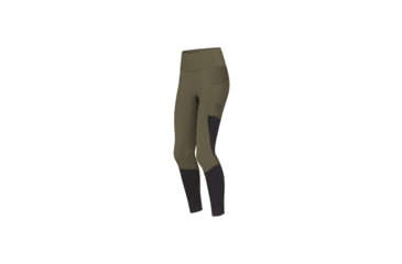 Image of Norrona Senja Equaliser Stretch Tights - Womens, Olive Night/Caviar, Medium, 5808-23-3329-M