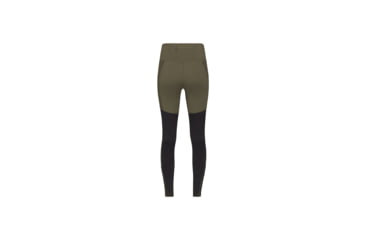 Image of Norrona Senja Equaliser Stretch Tights - Womens, Olive Night/Caviar, Medium, 5808-23-3329-M