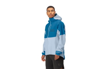 Image of Norrona Senja Gore-Tex Active Jacket - Mens, Mykonos Blue/Blue Fog, Extra Large, 5803-23-6012-XL