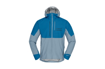 Image of Norrona Senja Gore-Tex Active Jacket - Mens, Mykonos Blue/Blue Fog, Extra Large, 5803-23-6012-XL