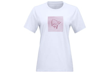 Image of Norrona Shutter T-Shirt - Womens, Pure White, Small, 3409-22 9000 S