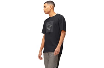 Image of Norrona Shutter Viking T-Shirt - Mens, Caviar Black, Large, 3415-22 7718 L