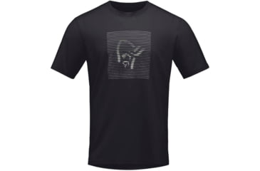 Image of Norrona Shutter Viking T-Shirt - Mens, Caviar Black, Large, 3415-22 7718 L