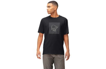 Image of Norrona Shutter Viking T-Shirt - Mens, Caviar Black, Large, 3415-22 7718 L