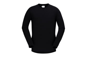 Image of Norrona Skibotn Crew Neck Sweater - Men's, Caviar Black, Medium, 4208-20 7718 M