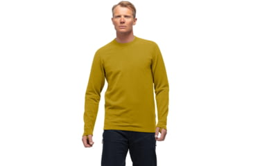 Image of Norrona Skibotn Crew Neck Shirt - Mens, Golden Palm, Extra Large, 7042698463579
