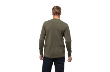 Image of Norrona Skibotn Crew Neck Sweater - Men's, Olive Night, Extra Large, 4208-20 3301 XL