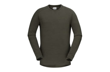 Image of Norrona Skibotn Crew Neck Shirt - Mens, Olive Night, Extra Large, 7042698394309