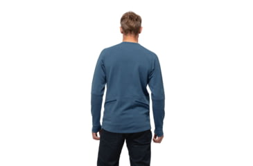 Image of Norrona Skibotn Crew Neck Shirt - Mens, Vintage Indigo, Medium, 7042698438188