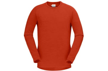 Image of Norrona Skibotn Crew Neck Sweater - Mens, Rooibos Tea, Small, 4208-20 5510 S